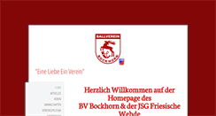 Desktop Screenshot of bv-bockhorn.de